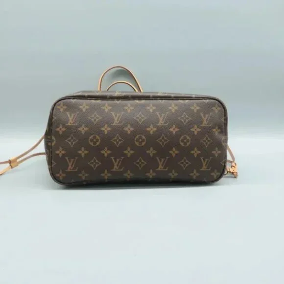 100% Authentic Louis Vuitton Neverfull Brown&Green MM W/P Monogram Shoulder Bag - Picture 7 of 12